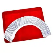 Close Up Card Mat (RED) for Playing Cards Performance, Poker, Coin Magic Tricks