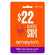 Amaysim $22 Simcard Starter Pack