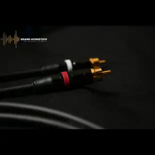 【Grand Acoustics】純手工訂製 日本 MOGAMI 2549 RCA 訊號線 一對 錄音室等級 鍍金