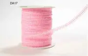 3/16 Inch String Looped Ribbon - May Arts - Pink - DA17 - 5 Yards