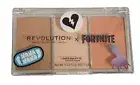 FORTNIGHT FACE PALETTE MAKEUP REVOLUTION LIGHT BRONZER PEACH BLUSH HIGHLIGHT