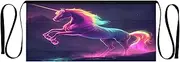 [Joitme] Jump Unicorn Neon Apron for Women, Bar Aprons for Men, Money Apron, Jump Unicorn Neon