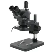 7-50X Continuous Zoom Three Eye Microscope Maintenance Industrial Microscope Set