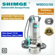 Shimge All Stainless Steel Submersible Sewage Pump WSD55/50 Top Quality Pump