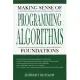 Making Sense of Programming Algorithms Foundations