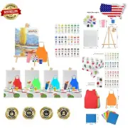 Ultimate 105-Piece Acrylic Paint Set for Kids & Adults - Fun Artistic Experience