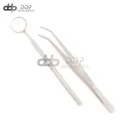 Eyelash Extension Tweezers & Mirror Russian 3D-6D Volume Lash Extensions L-Type