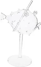SECFOU Elegant Creative Wine Glasses Shatterproof Fish Pattern for Romantic Dates Family Gatherings Unique Glassware