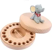 VICASKY 1 Set Teeth Keepsake Box Handmade Deciduous Tooth Organizer for Cherishing Childhood Memories present for Boys
