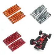 8PCS Upgraded Metal Linkage Rods Front Rear for MN128 MN86S G500 1/12 RC Car Vehicles Models Spare Accessories