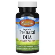 2 X Carlson, Vegetarian Prenatal DHA, 500 mg, 60 Vegetarian Soft Gels