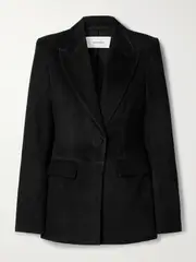 [Alex Perry] Alex Perry - Suede Blazer - Black - UK 8 UK 8 Black