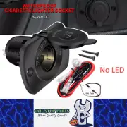12V Car Cigarette Lighter Socket Boat Female Power Adapter Plug with Cover