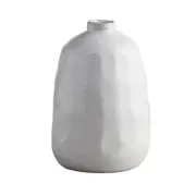 Off White Ceramic Vase, 6 inch H, for Home and Office D�cor, Pack of 2