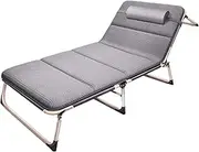 Zero Gravity Lounge Chair, Zero Gravity Chair Lightweight Folding Deck Chair Steel Outdoor Foldable Reclining Lounger Adjustable Folding Sun Lounge Chair with 4D Breathable Mattress Garden Chai Lounge
