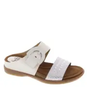 Sofft Braye Womens Sandal 8 BM US WhiteSilver