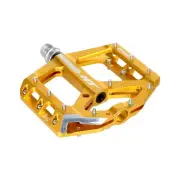 HT Components ANS10 Aluminum Platform Flat MTB Mountain Bike Pedals Gold