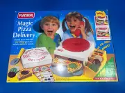 PLAYSKOOL MAGIC PIZZA DELIVERY COLOR CHANGING PARTY SET VINTAGE 1995 Open Box