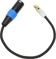 XLR Male to Mini XLR Female 3-Pin Heavy Duty XLR Male to Mini XLR Female Professional Recording Camera Isolator Pin (1m)