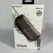 HyperGear- NIB Wave Water Resistant Bluetooth Speaker, Black and Gray