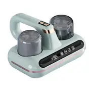 Bed Vacuum Cleaner, 5-in-1 Cordless Mattress Vacuum Cleaner, Powered by UV-C Light & Ultrasonic Technology, Low Noise,Suitable for Dust, Pet Hair (Green)