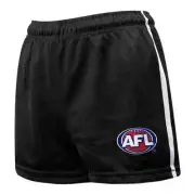 Collingwood Magpies AFL Supporter Home Shorts Sizes XS-3XL BNWT
