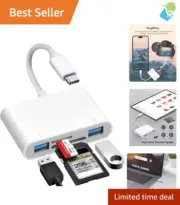 Multi-Functional USB C SD Card Reader for Seamless Connectivity Across Devices