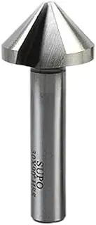 1pc 6.3-45mm HSS 3 Flute 120 Degree Chamfer Countersink Drill Bits(6.3/8.3/10.4/12.4/14/16.5/20.5/25/30/35/40/45mm) (Size : 30mm)