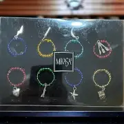 Mikasa Stemware Charms Wine Glass Set of 8 NEW Dice Rocket
