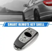 4 Button Smart Remote Key Shell for Subaru Ascent 2019-2022 TPU Silver Tone