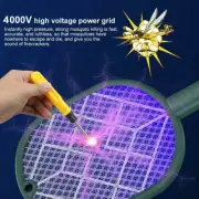 Bug Zapper Racket Fly Swatter Mosquito Bat Wasp Electric Insect USB Pest Killer