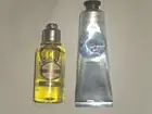 L’Occitane Crème Mains Hand Cream 20% Shea Butter 1oz + Amande Shower Oil NWOB
