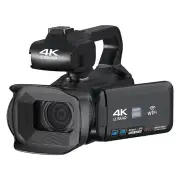 KOMERY RX200 4K 64MP WiFi 18X Digital Zoom Handheld Digital Camcorders Camera 4.0 inch Touch Screen Cameras with 2.4G Re