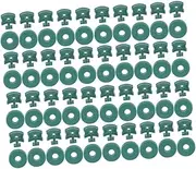Greenhouse Kit 50pcs Plastic Clamps Insulation Netting Fixing Clips Shading Clip for Greenhouse Lightweight Plant Hooks