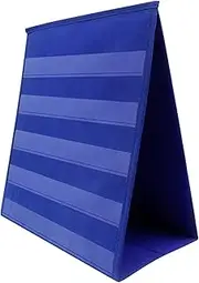 Desktop Pocket Chart - Classroom Pocket Chart Organizer, Double Sided Table Pocket Charts | Table Top Pocket Chart Stand, Standing Class Demonstrations Stand, Multiple Pockets for Holding Cards Files