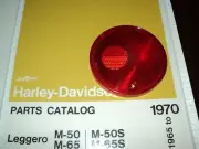 1965 HARLEY AERMACCHI M-50CC M-65CC LENS TAILIGHT 68091-60A AMF