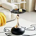 Italian Style Light Luxury Table Small Waist Coffee Sofa Side Small Round Table