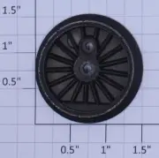Lionel 18052-8 PRR Plain Torpedo Driver Wheel with Flange (50)