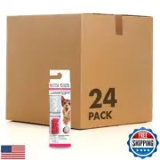 Kitty Caps Nail Caps for Cats | Pure White and Coral Red, 40 Count, Medium -