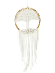 31cm Macrame Tree Of Life Wall Art Dream Catcher Rattan Ring
