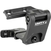 Unity Tactical FAST FTC PA Magnifier Mount, Anodized, Black, FST-PAB
