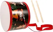 Vaguelly 1 Set Snare Drum for Educational Music Instrument with Drum Sticks Develops Rhythm Cognitive Skills Safe Durable Music for Boys