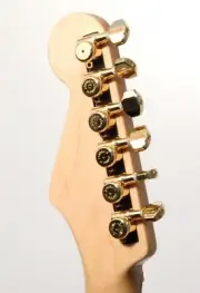 NEW Hipshot Grip-Lock Staggered Closed LOCKING TUNERS 6InLine Gold 6K1EL0G-STAG