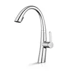 ACA Chrome Pull Out Kitchen Sink Laundry Mixer Tap 360° Swivel Basin Faucet H/C