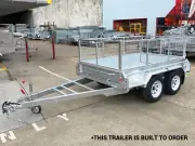 NEW 10x6 StoneGate Tandem Caged Box Trailer Galvanised Fully Welded Brisbane QLD