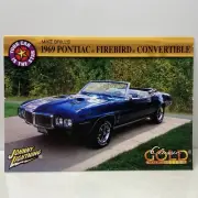 CARD ONLY: Johnny Lightning Trading Card 1969 Pontiac Firebird Convertible