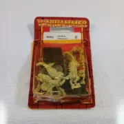 Warhammer WFB: TOW AOS OOP Metal Saurus Command X3 New In Blister - Damaged