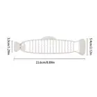 Banana Slicer Split Cutter Kitchen Fruits Easy Chop Cut Plastic Gadget Tool _vf