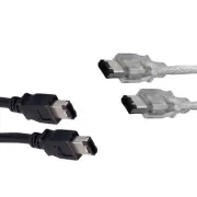 3Ft-15Ft 6 to 6 PIN IEEE 1394a IEEE1394 FIREWIRE 400 Mbps iLINK CABLE PC MAC DV