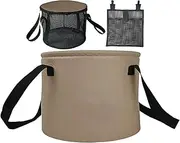 Practical Foldable Bucket | 20 Litre Water Bucket, Large Lightweight Bucket for Outdoor Gardening, Hiking and Camping – Optimised Storage Capacity